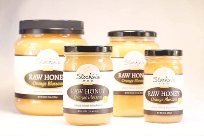 Raw Orange Blossom Honey, Unheated and Unfiltered