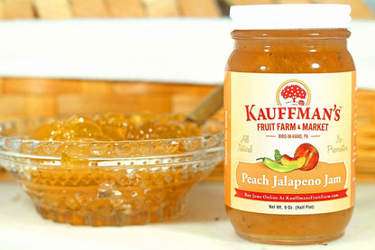 All-Natural Peach Jalapeno Jam, 9 oz. Jar