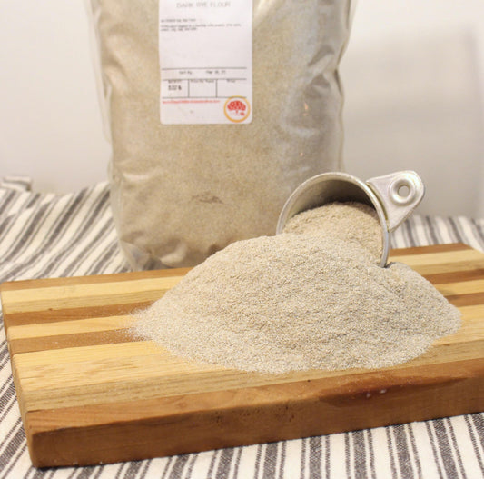 Kauffman Orchards Dark Rye Whole Flour, Fiber Rich, Made From Whole Rye Grain
