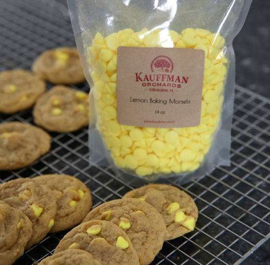Lemon Baking Chips, Yellow Cookie Baking Bits