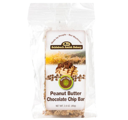 AmishTastes Homemade, Lightly Sweetened, Soft & Chewy Chocolate Chip Granola Bars by Schlabach, 2.8 Oz.