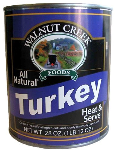 AmishTastes Walnut Creek Canned Meats Variety Pack (Beef, Chicken, Pork, Turkey)