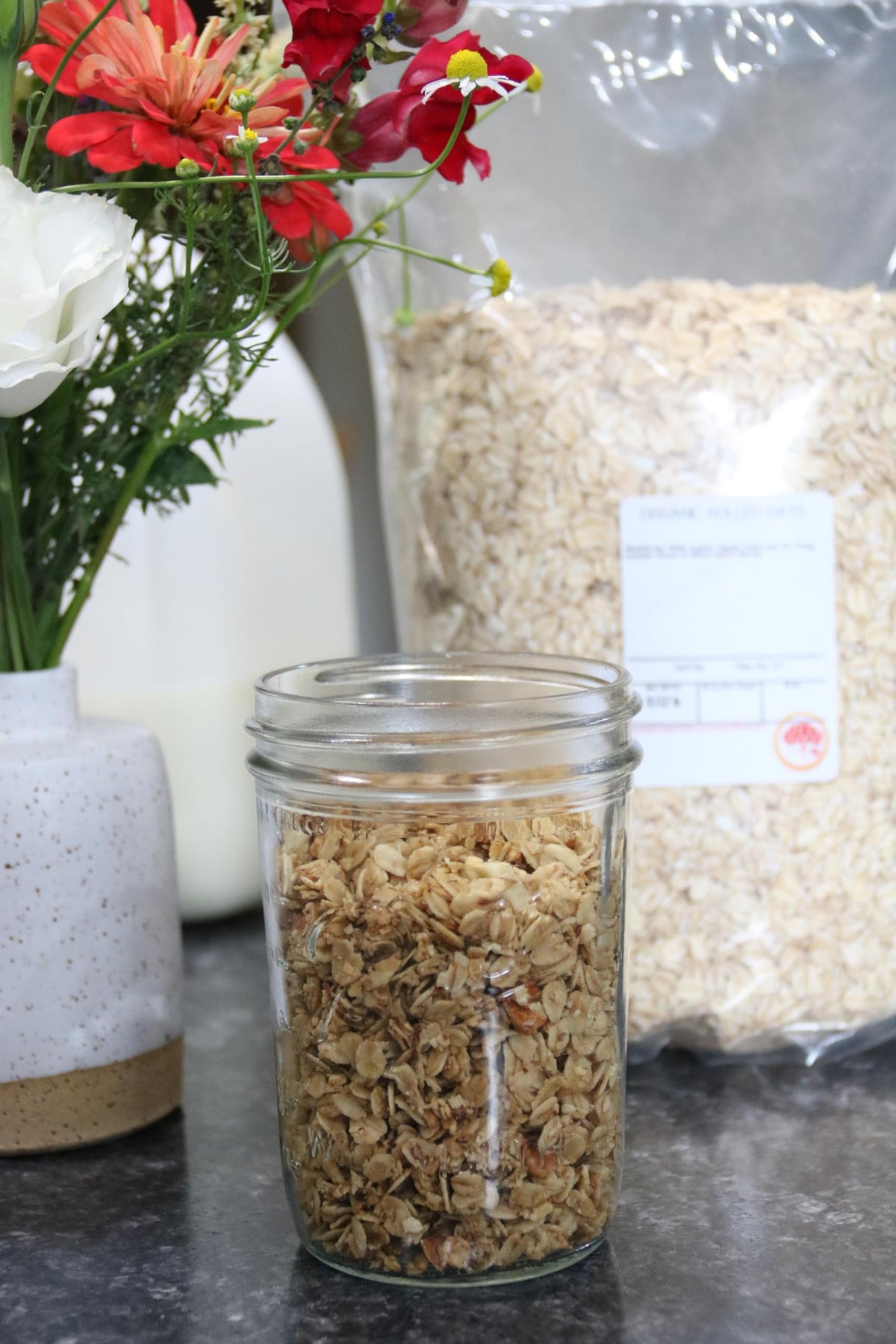 Kauffman Orchards Bulk Organic Rolled Oats, Old Fashioned
