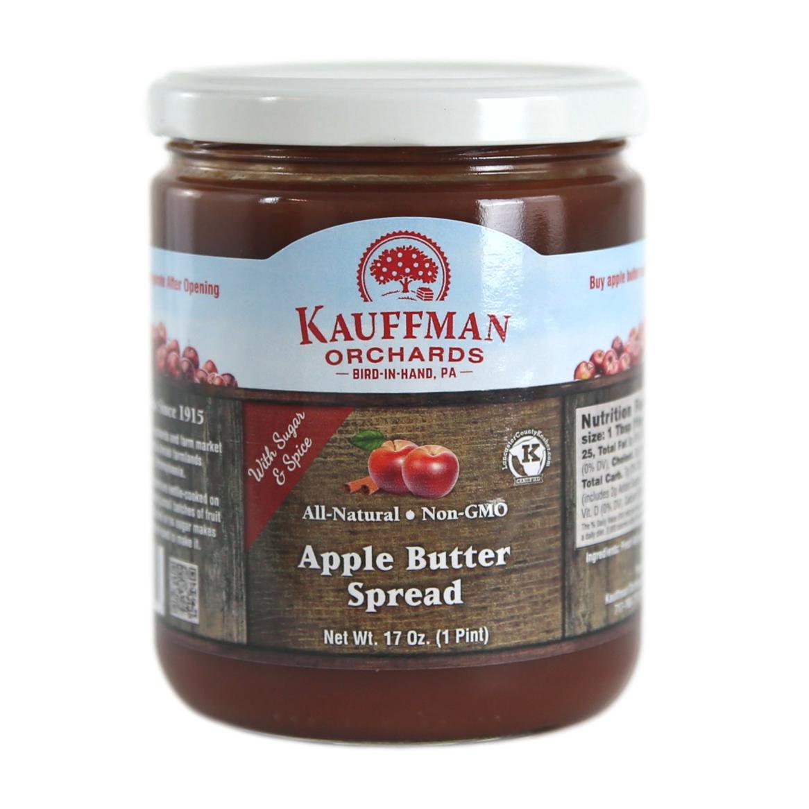 Kauffman Orchards Homemade Apple Butter Spread, 17 oz. Jar