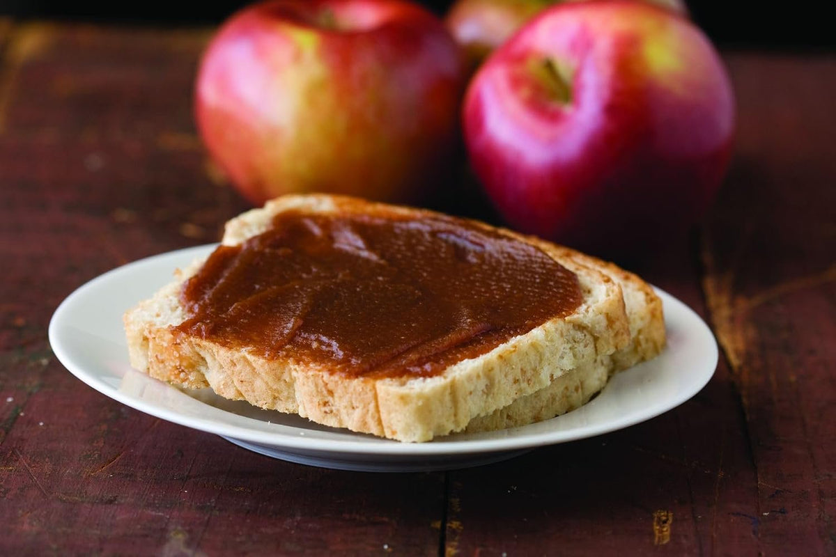 Kauffman Orchards "BUCK" Apple Butter Spread, Sugar-Free, Made with Blondee, Ultima Gala, Crimson Crisp, and Kindercrisp Apples, 8.5 Oz. Jar