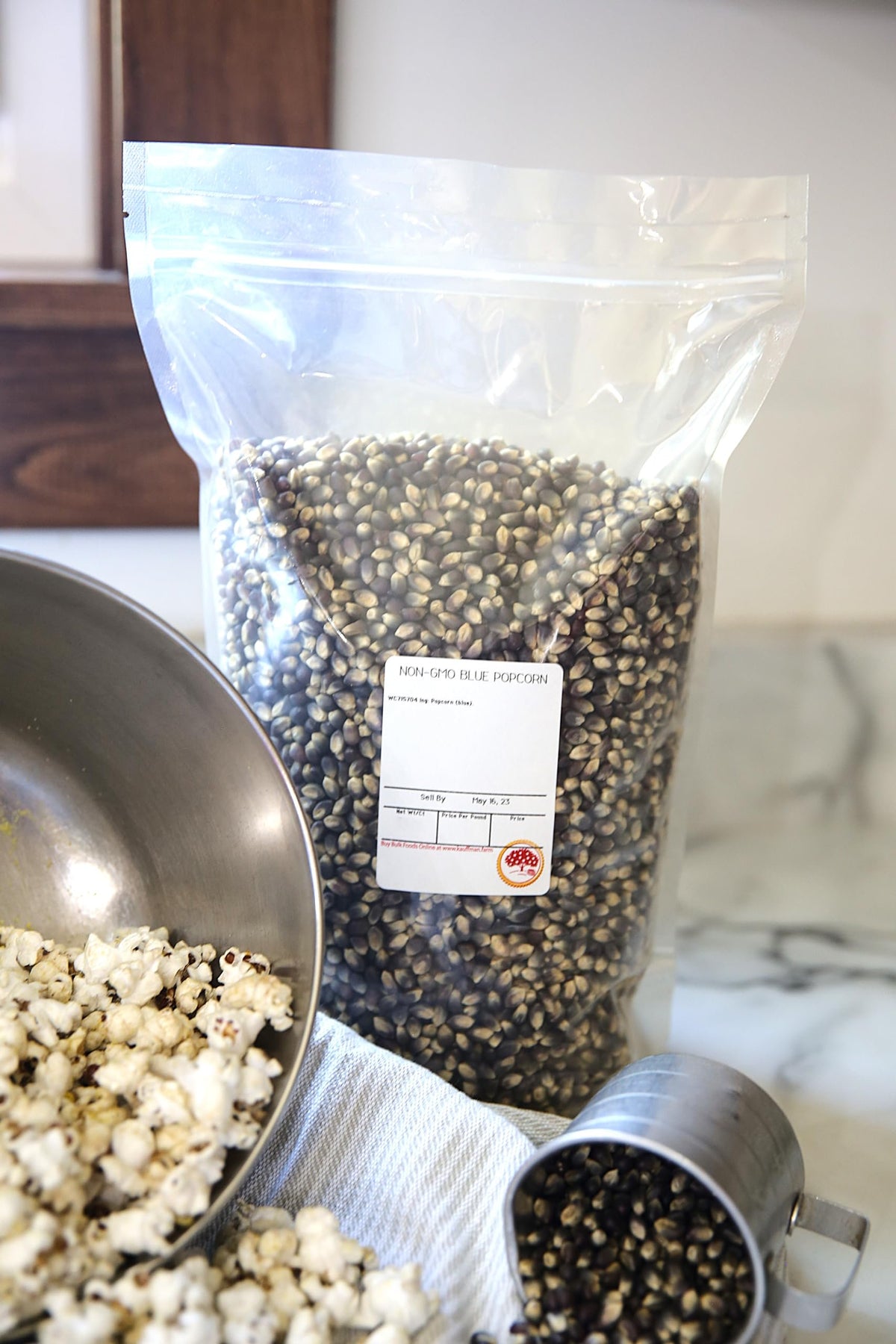 Kauffman Orchards Blue Popcorn Kernels in Bulk