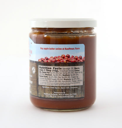 Kauffman Orchards Homemade Apple Butter Spread, 17 oz. Jar
