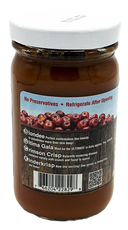 Kauffman Orchards "BUCK" Apple Butter Spread, Sugar-Free, Made with Blondee, Ultima Gala, Crimson Crisp, and Kindercrisp Apples, 8.5 Oz. Jar