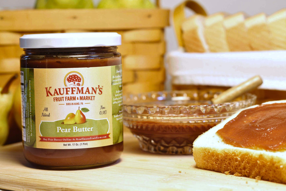 Kauffman Orchards Pear Butter Spread, 17 oz. Jar