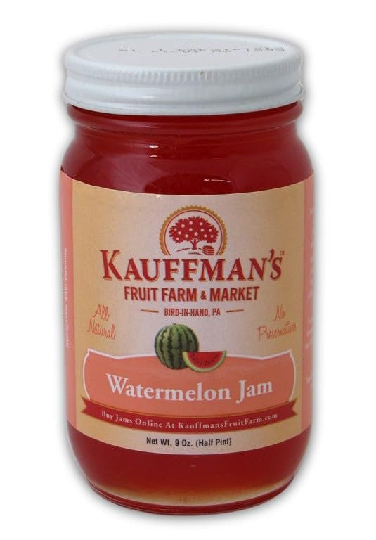 Watermelon Jam, All Natural, No Preservatives, 9 Oz.